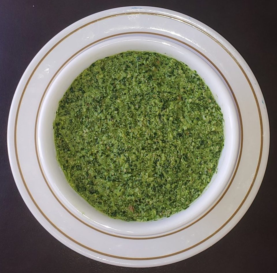 Garlic Cilantro Chutney